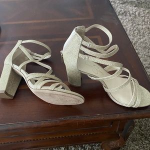 Gold heels